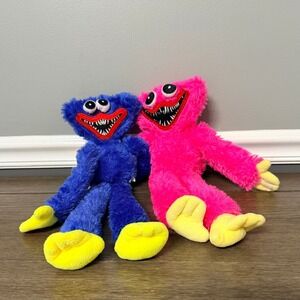 Poppy Playtime Huggy Wuggy Plush Stuffed Animal Toy Lot of 2